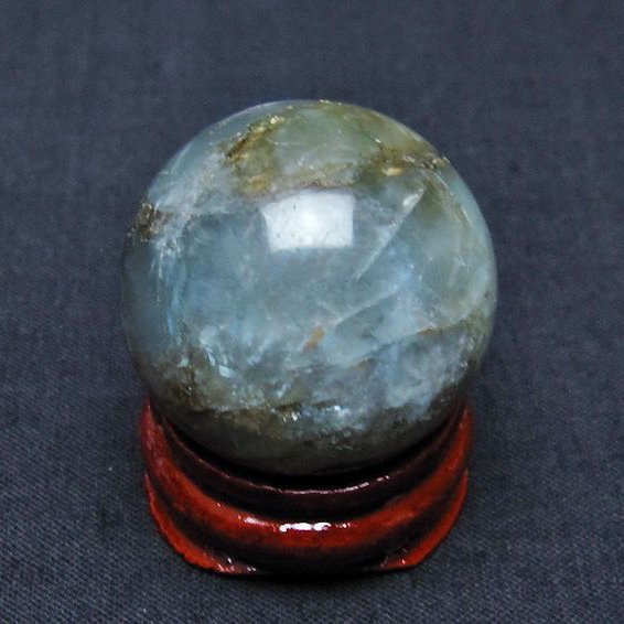 アクアマリン 丸玉 26mm [t465-707]