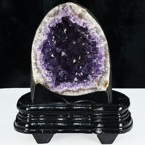 ブラジル産　アメジストドーム 特別価格]ブラジル産アメジストドーム(高さ約28.5cm） - 埼玉県吉川市