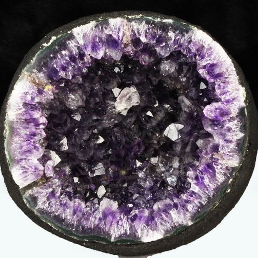 2.2Kg ウルグアイ産 サークルジオード アメジストドーム [t466-1847]