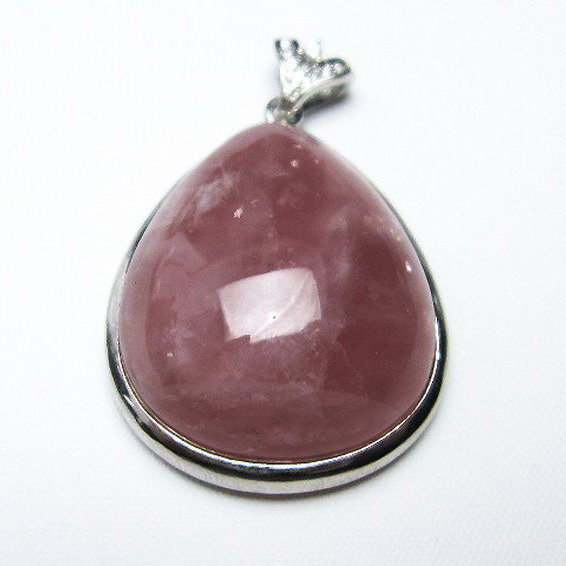 ローズクォーツ ペンダント [T467-3626]