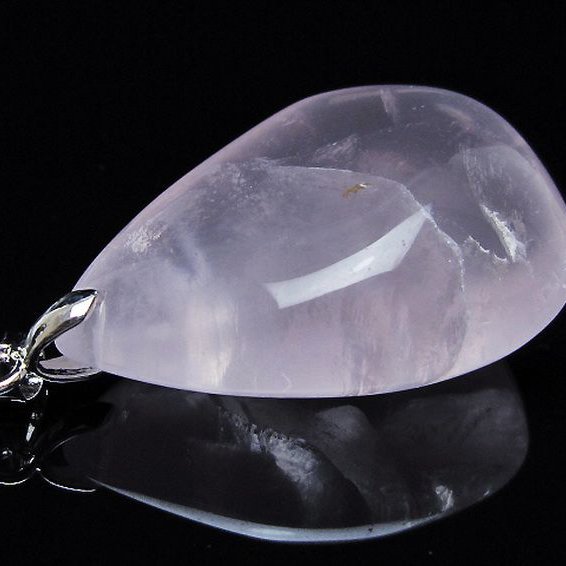 ローズクォーツ ペンダント [T467-3801]