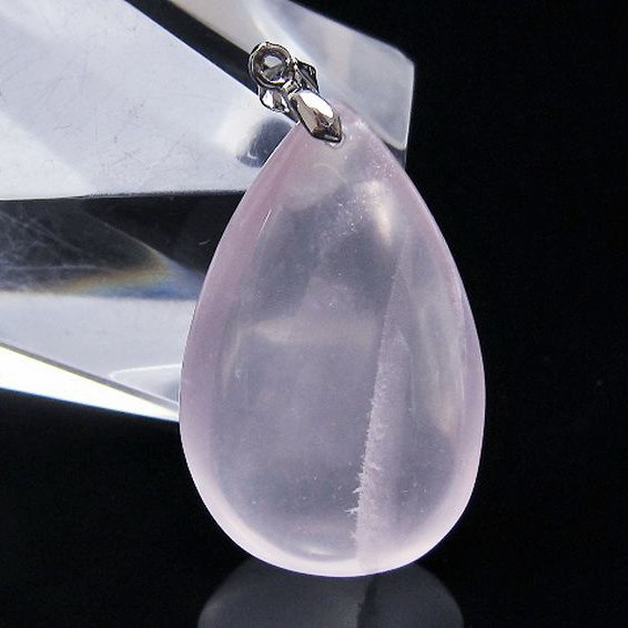ローズクォーツ ペンダント [T467-3846]