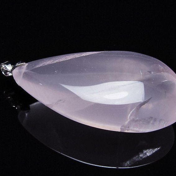 ローズクォーツ ペンダント [T467-3941]