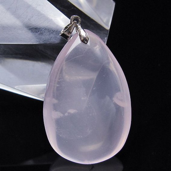 ローズクォーツ ペンダント [T467-3948]