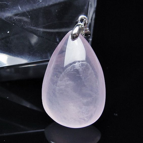 ローズクォーツ ペンダント [T467-4003]