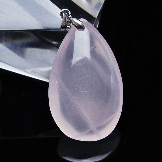 ローズクォーツ ペンダント [T467-4041]