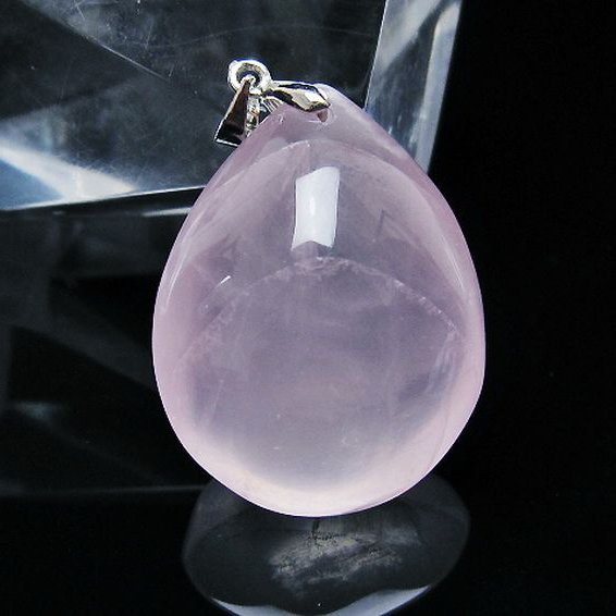 ローズクォーツ ペンダント [T467-4050]