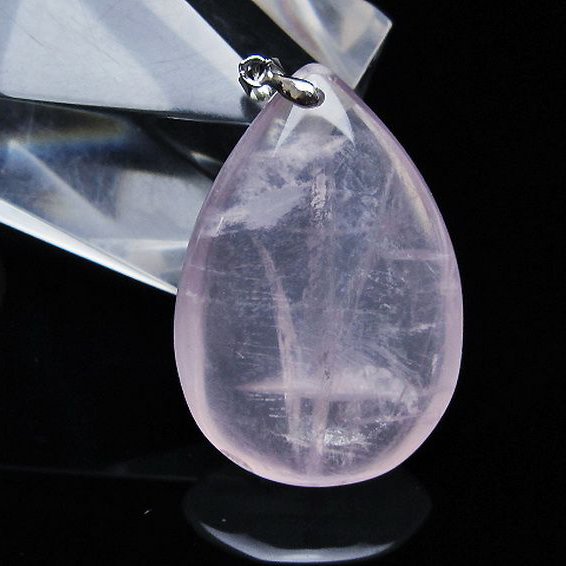 ローズクォーツ ペンダント [T467-4053]