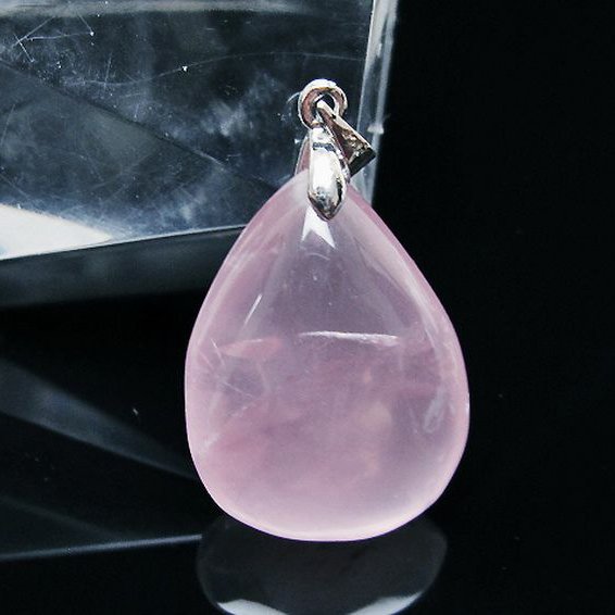 ローズクォーツ ペンダント [T467-4074]