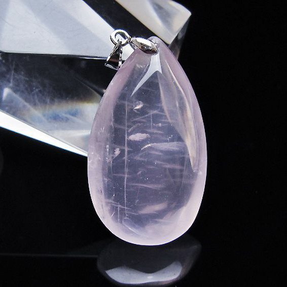 ローズクォーツ ペンダント [T467-4088]