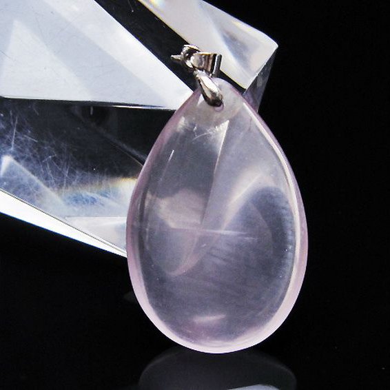 ローズクォーツ ペンダント [T467-4092]