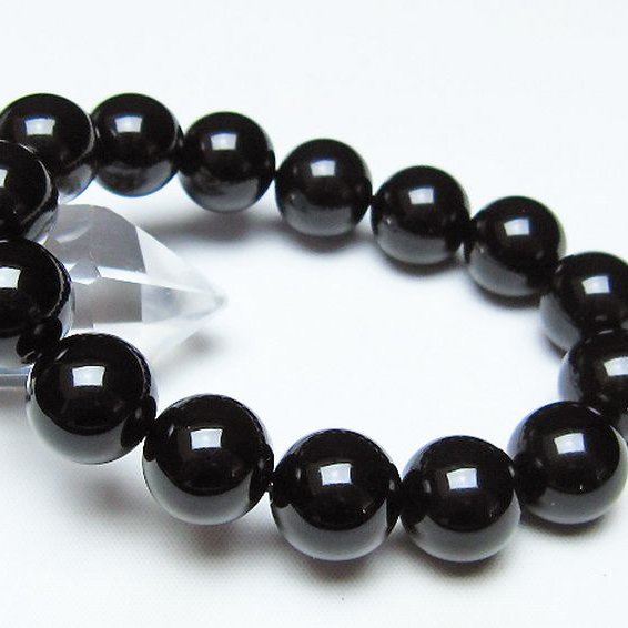 オニキス ブレスレット 14mm [t474-1784]