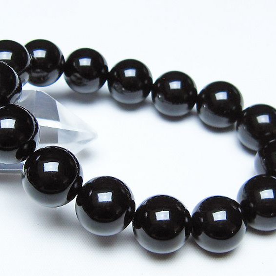 オニキス ブレスレット 14mm [t474-1813]