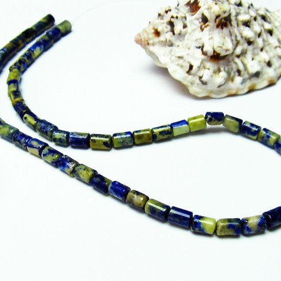 ラピスラズリ 一連 5mm ビーズ [t476-2000]