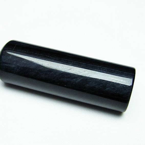 ブルータイガーアイ※青虎目石 印材　※別途料金で篆刻可能 21mm [T48-599]