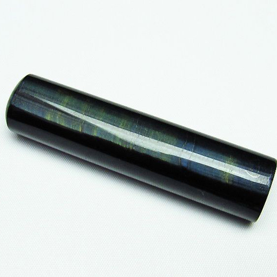 ブルータイガーアイ※青虎目石 印材 18mm [T48-625]
