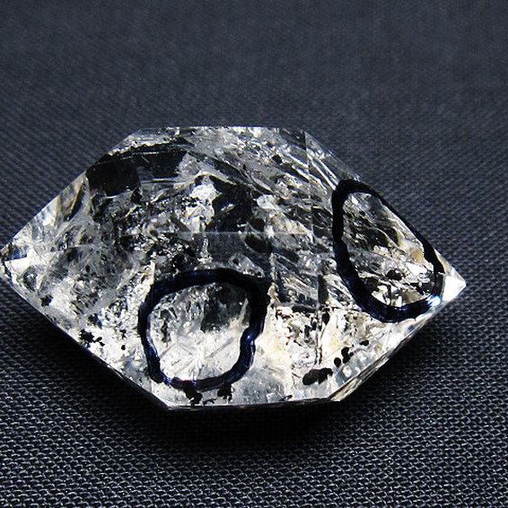 ヒマラヤ水晶　ダブルポイント　原石　天然石 水入り ヒマラヤ水晶ダブルポイント[t482-2270]