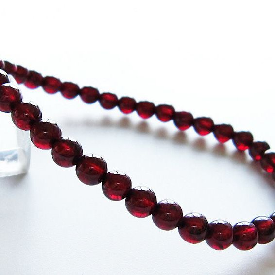 キャンディピンクガーネット ブレスレット 5mm [T483-7302]