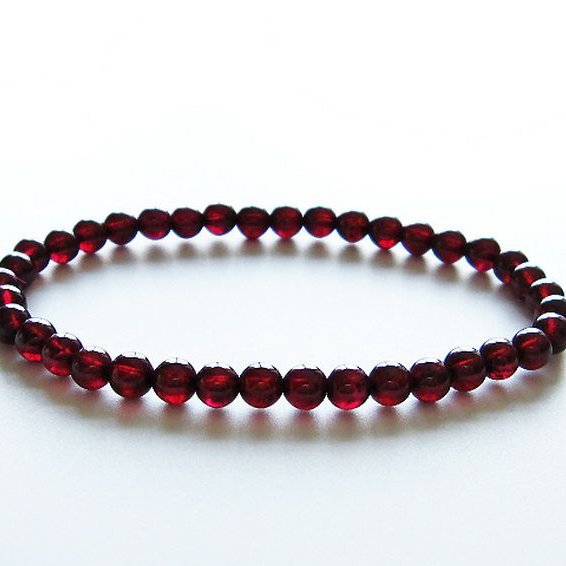 キャンディピンクガーネット ブレスレット 5mm [T483-7361]