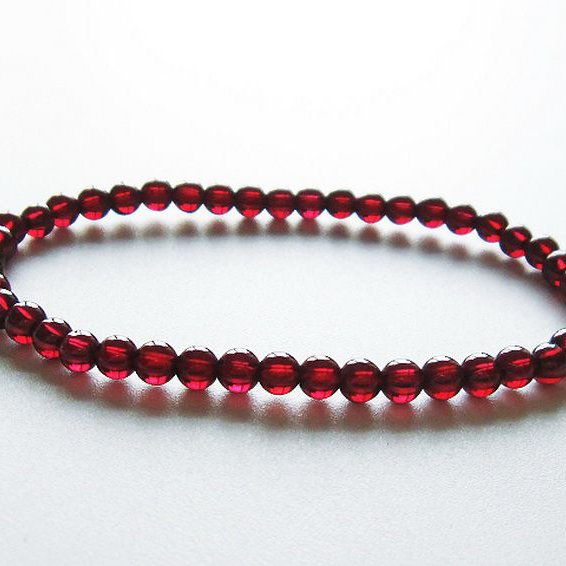 ガーネット ブレスレット 4mm [T483-7688]