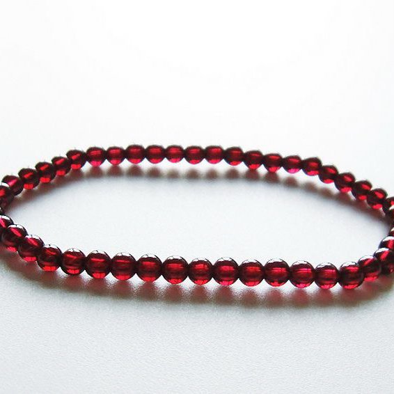 ガーネット ブレスレット 4mm [T483-7715]