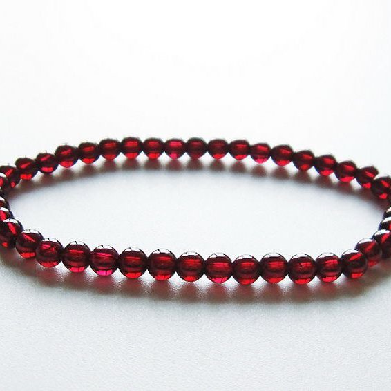 ガーネット ブレスレット 5mm [T483-7728]