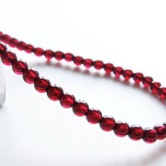 キャンディピンクガーネット ブレスレット 4mm [T483-7823]