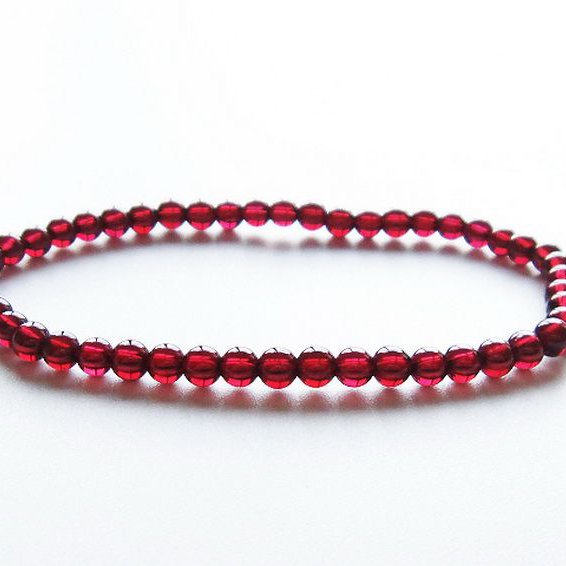 ガーネット ブレスレット 4mm [T483-7867]