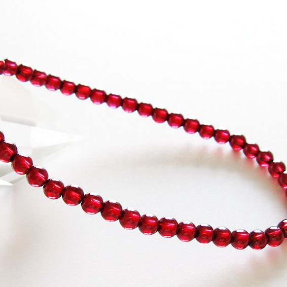 キャンディピンクガーネット ブレスレット 4mm [t483-7895]