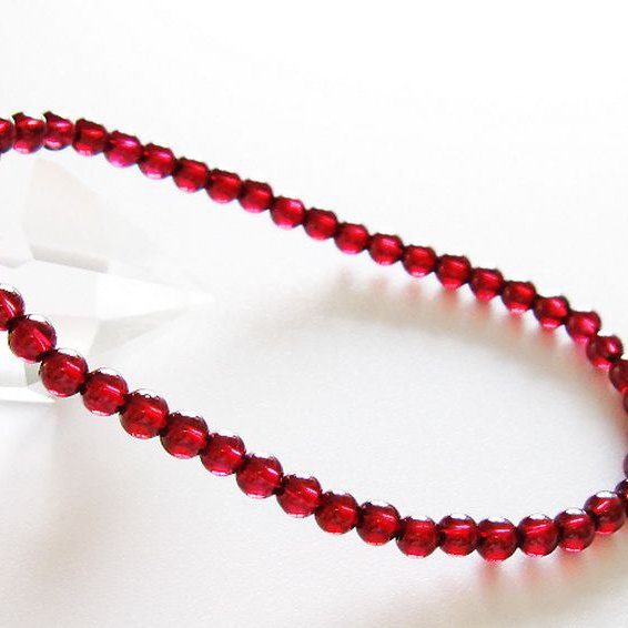 キャンディピンクガーネット ブレスレット 4mm [t483-7919]
