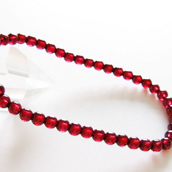 ガーネット ブレスレット 4mm [T483-7933]