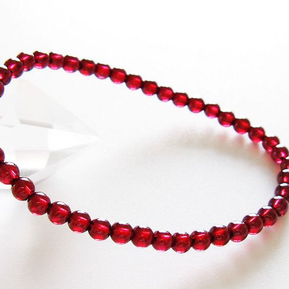 ガーネット ブレスレット 4mm [T483-7937]