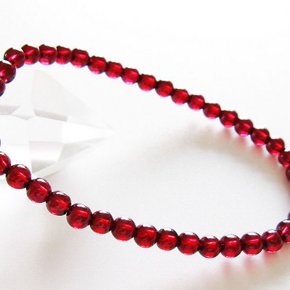ガーネット ブレスレット 4mm [T483-7958]