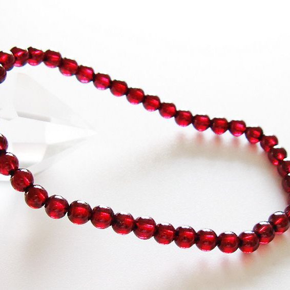 ガーネット ブレスレット 5mm [T483-7969]