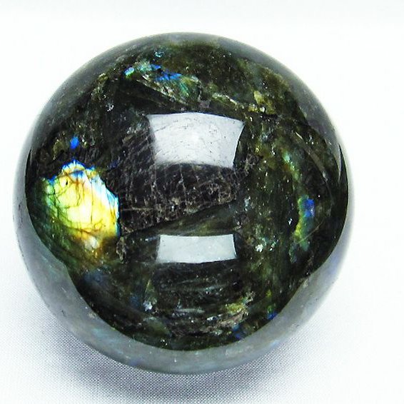 ラブラドライト 丸玉 73mm [T484-1787]