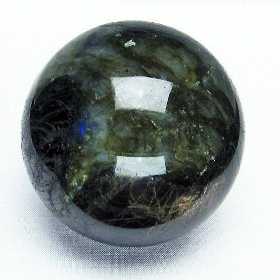 ラブラドライト 丸玉 69mm [T484-1798]