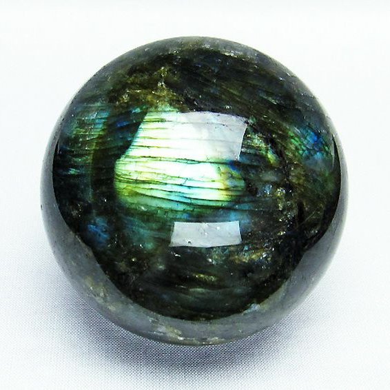 ラブラドライト 丸玉 69mm [T484-1826]