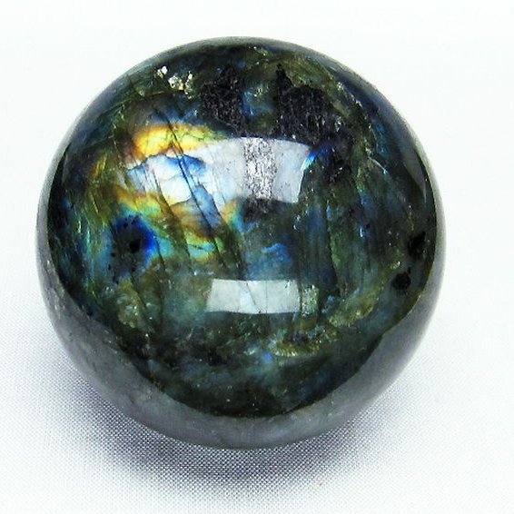 ラブラドライト 丸玉 61mm [t484-2029]