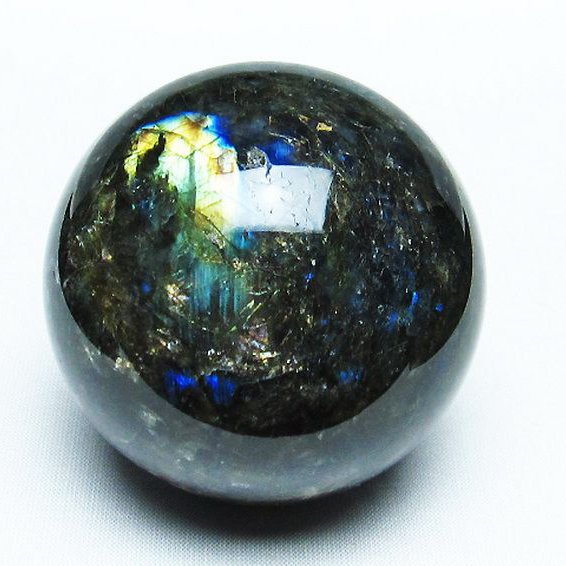ラブラドライト 丸玉 67mm [T484-2244]