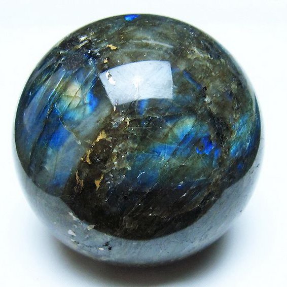 ラブラドライト 丸玉 67mm [t484-2510]