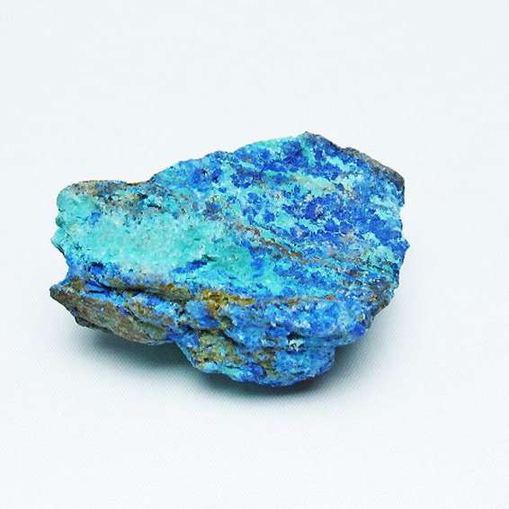 アズライト 藍銅鉱 ブルーマラカイト 原石[T485-3467]