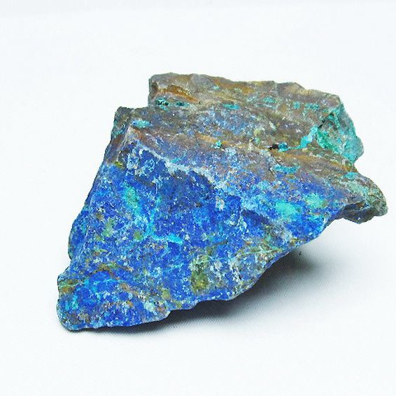 アズライト 藍銅鉱 ブルーマラカイト 原石[t485-3493]