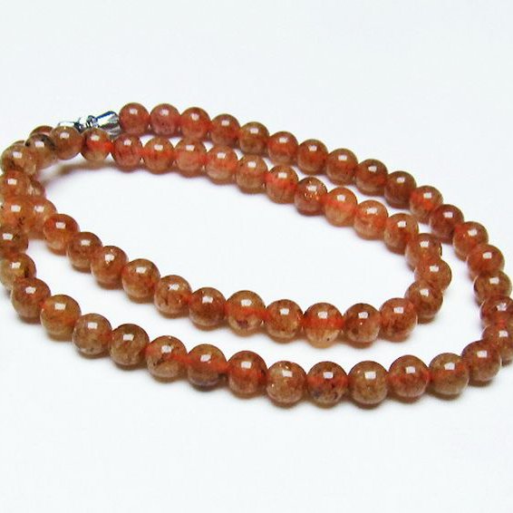 ストロベリークォーツ ネックレス 6mm [T489-1489]