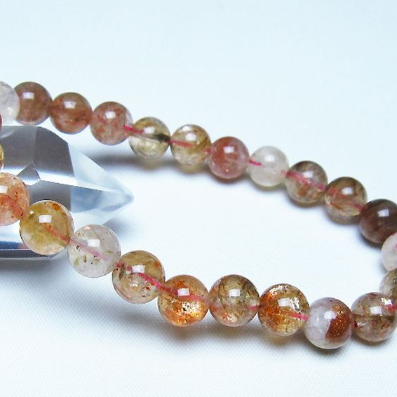 アフリカンストロベリークォーツ ブレスレット 8mm [t489-1607]