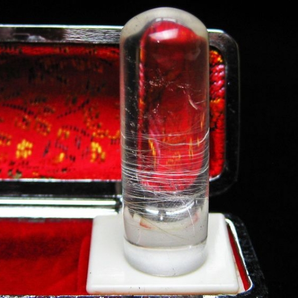 豪華ルチル 印材　※別途料金で篆刻可能 13mm [T49-275]