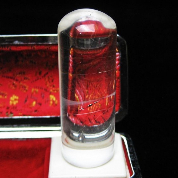 豪華ルチル 印材　※別途料金で篆刻可能 16mm [T49-297]