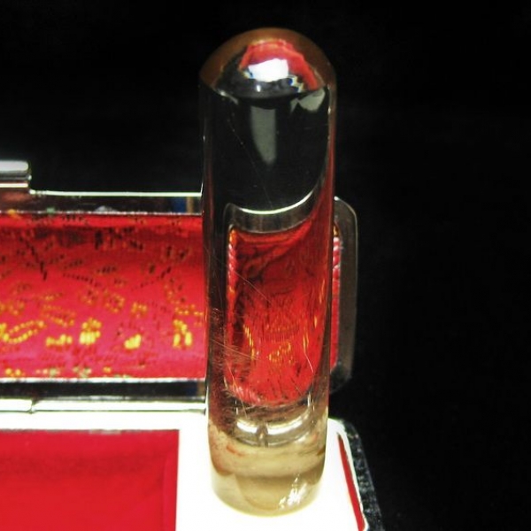 豪華ルチル 印材　※別途料金で篆刻可能 15mm [T49-314]