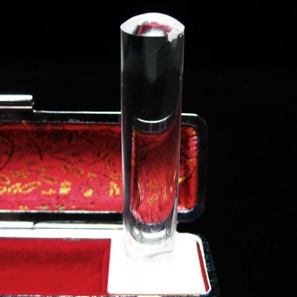 ヒマラヤ水晶 印材　※別途料金で篆刻可能 12mm [T49-319]