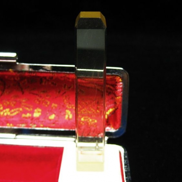 シトリン 印材　※別途料金で篆刻可能 10mm [T49-332]