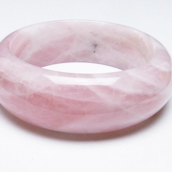 ローズクォーツ バングル 58mm [T492-3518]